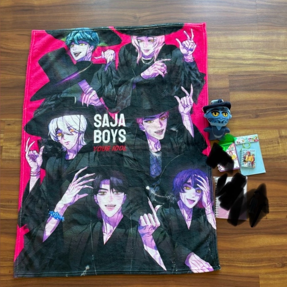 Saja Boys/Kpop demon Hunter small blanket bundle